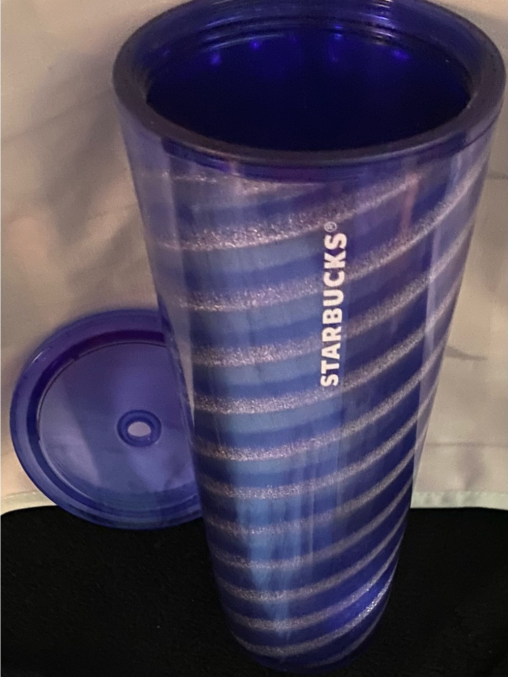 Starbucks blue cold cup